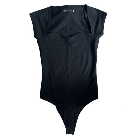 NWOT Abercrombie and Fitch Black Bodysuit - Picture 1 of 2